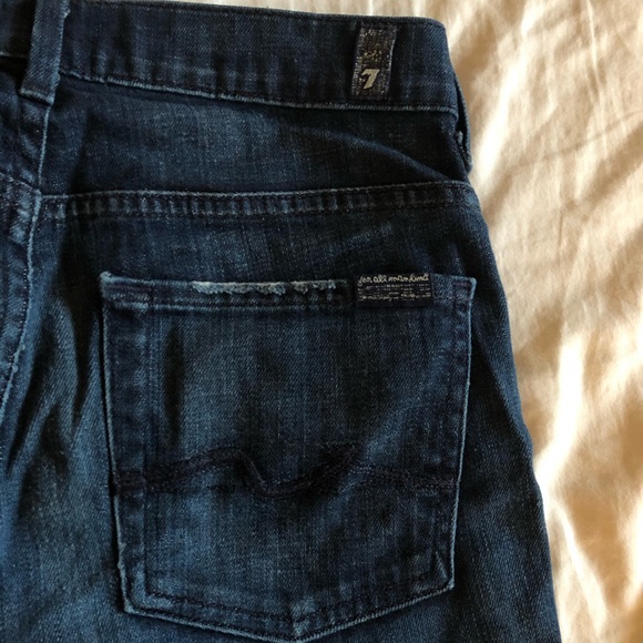 7 for all man kind 7forallmankind dark boot jean - Picture 2 of 3